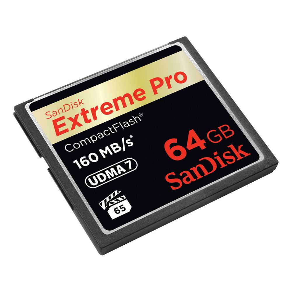 SanDisk CF 64GB 160MB/s Extreme Pro VPG 65 UDMA 7 Compact Flash memorijska kartica (SDCFXPS-064G-X46)