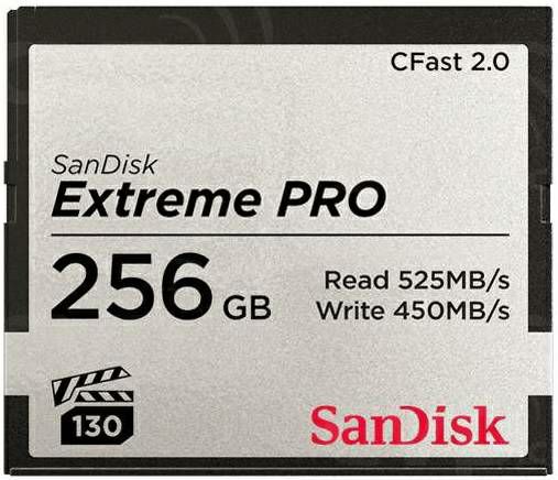 SanDisk CFAST 2.0 256GB 525MB/s VPG130 Extreme Pro memorijska kartica (SDCFSP-256G-G46D)