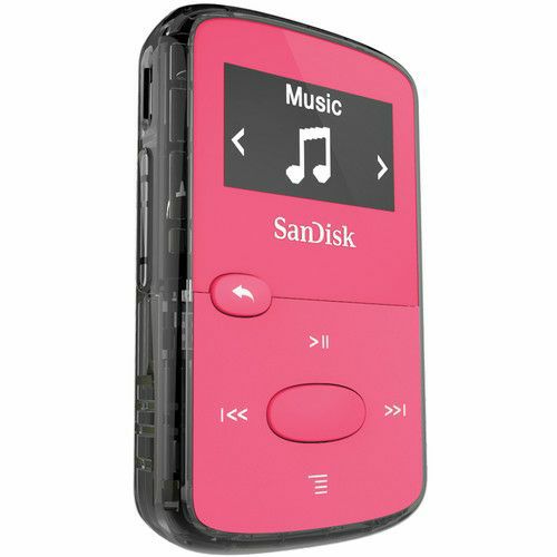 SanDisk Clip JAMBright Pink 8GB MP3 player (SDMX26-008G-G46P)