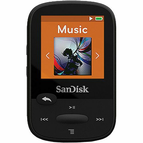 SanDisk Clip Sport Black 8GB MP3 player (SDMX24-008G-G46K)