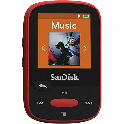 SanDisk Clip Sport Red 4GB MP3 player (SDMX24-004G-G46R)