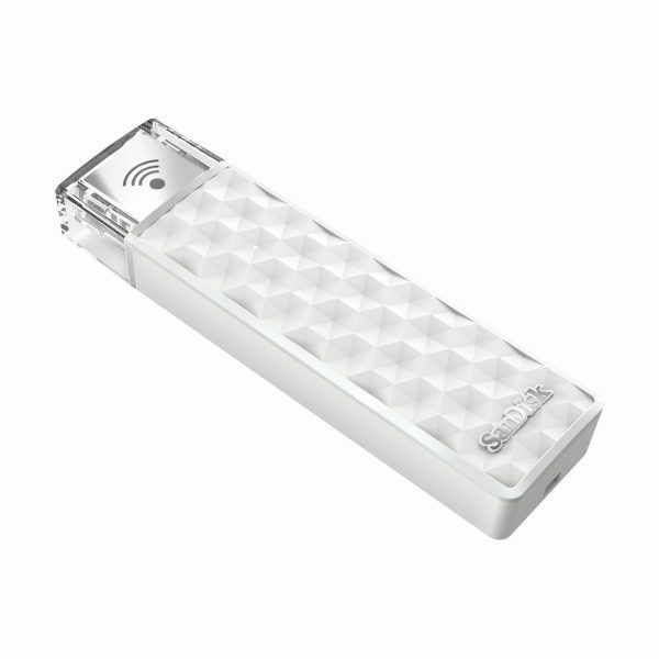 SanDisk Connect Wireless Stick 200GB USB + Wireless for Apple Android PC & Mac White USB memorija (SDWS4-200G-G46)