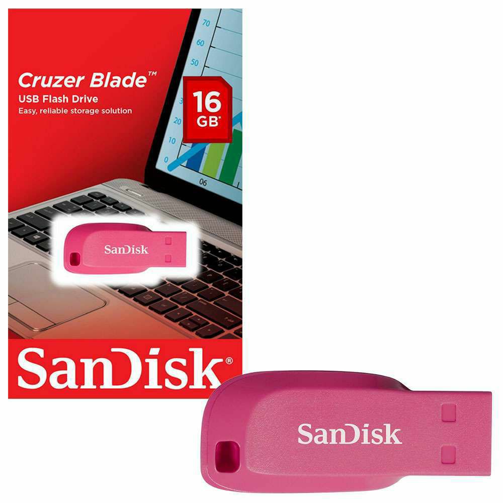 SanDisk Cruzer Blade 16GB Electric Pink USB memorija (SDCZ50C-016G-B35PE)
