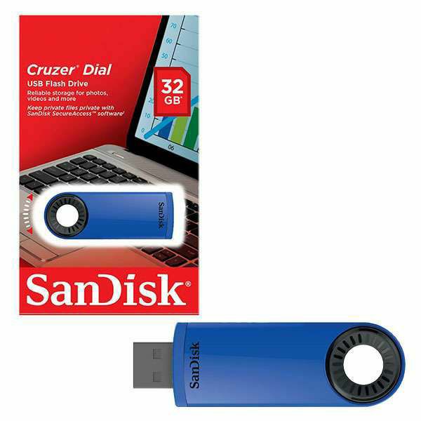 SanDisk Cruzer Dial 32GB BLUE USB memorija (SDCZ57-032G-B35B)