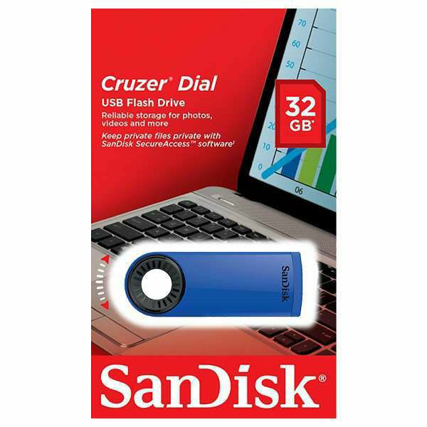 SanDisk Cruzer Dial 32GB BLUE USB memorija (SDCZ57-032G-B35B)