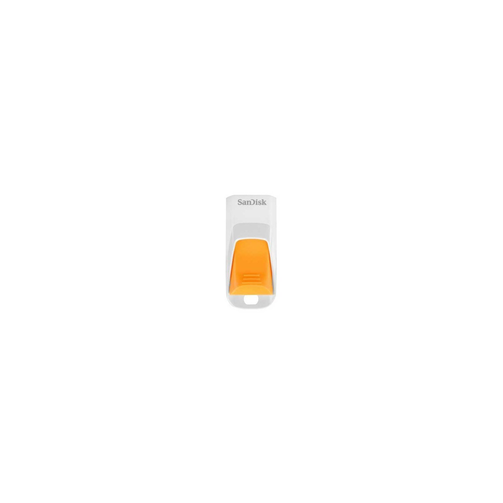 SanDisk Cruzer Edge 16GB White/Orange SDCZ51W-016G-B35O USB Memory Stick