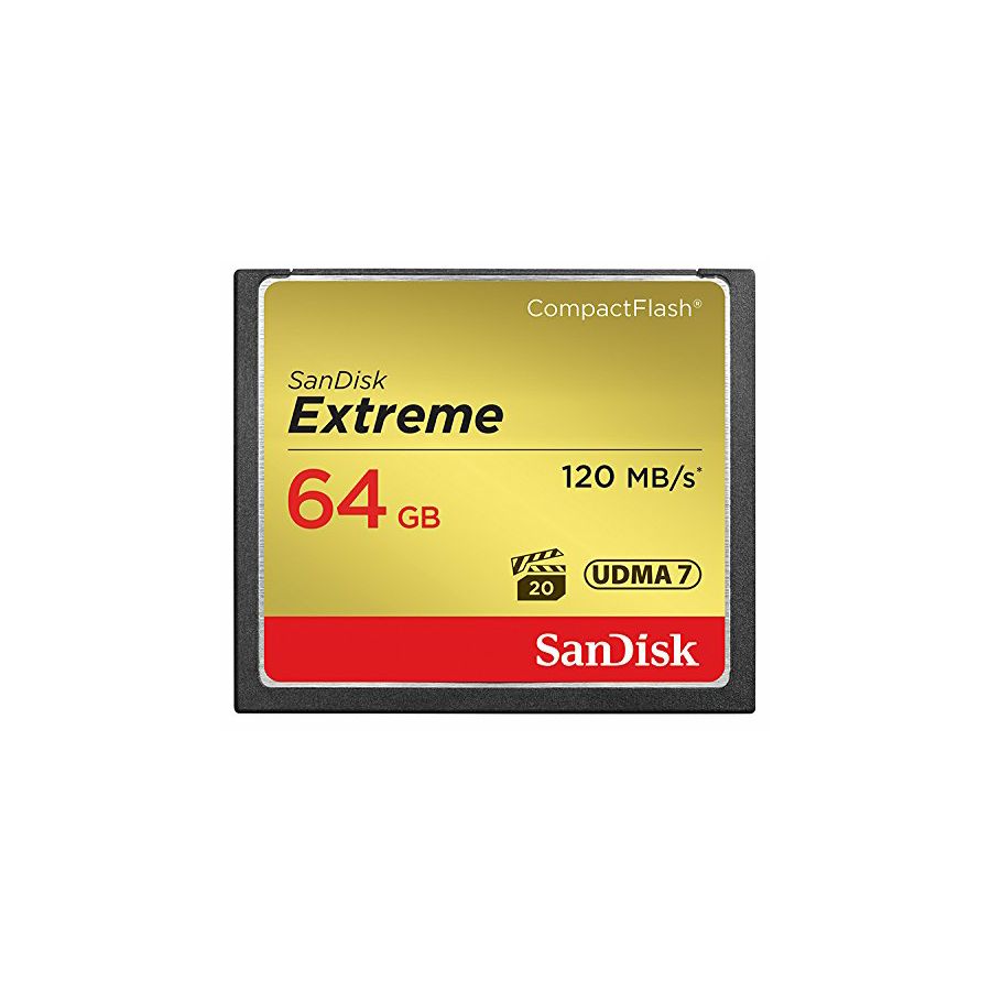 SanDisk Extreme CF 64GB 120MB/s 85MB/s write UDMA7 SDCFXSB-064G-G46 Compact Flash Memorijska kartica