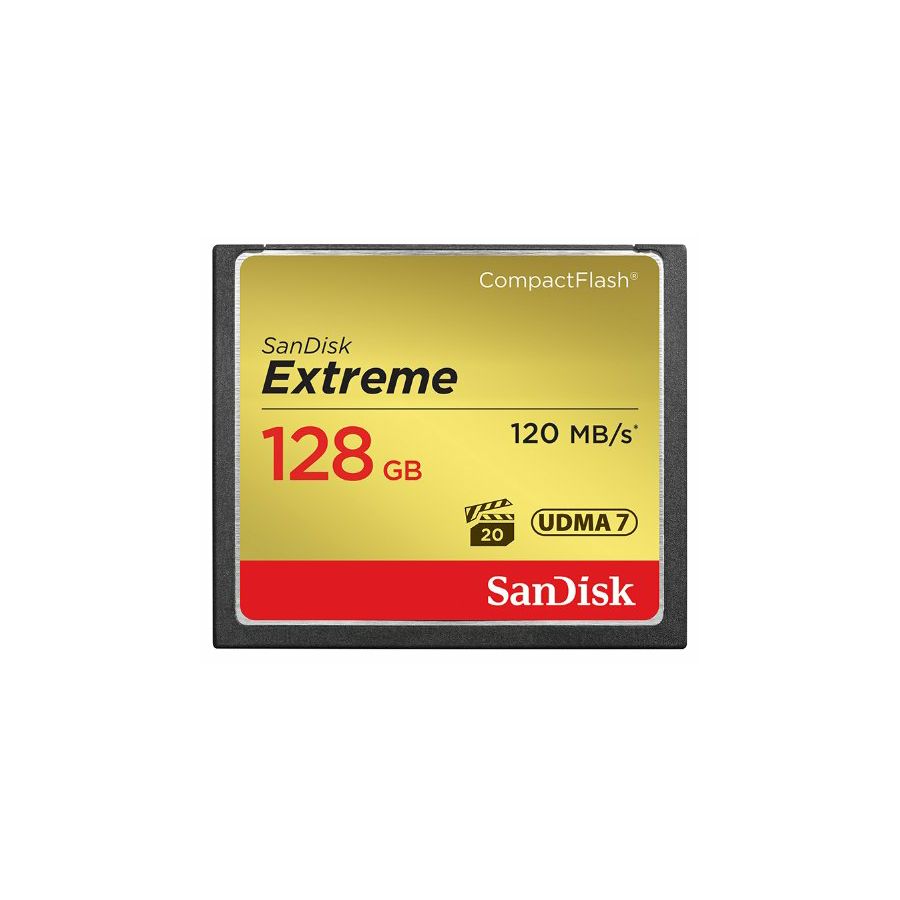 SanDisk Extreme CF 128GB 120MB/s 85MB/s write UDMA7 SDCFXSB-128G-G46 Compact Flash Memorijska kartica