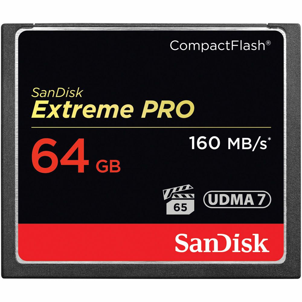 SanDisk Extreme Pro CF 160MB/s 64 GB VPG 65 UDMA 7 SDCFXPS-064G-X46 Compact Flash memorijska kartica