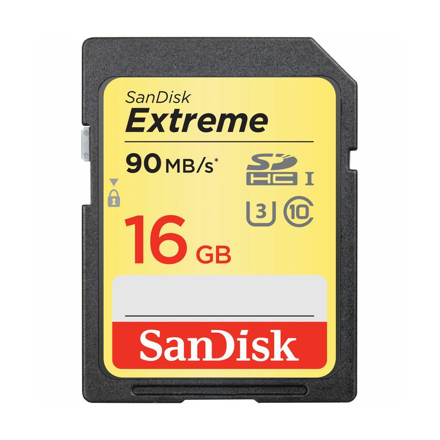 SanDisk Extreme SDHC Card 16GB 90MB/s Class 10 UHS-I U3 SDSDXNE-016G-GNCIN Memorijska kartica