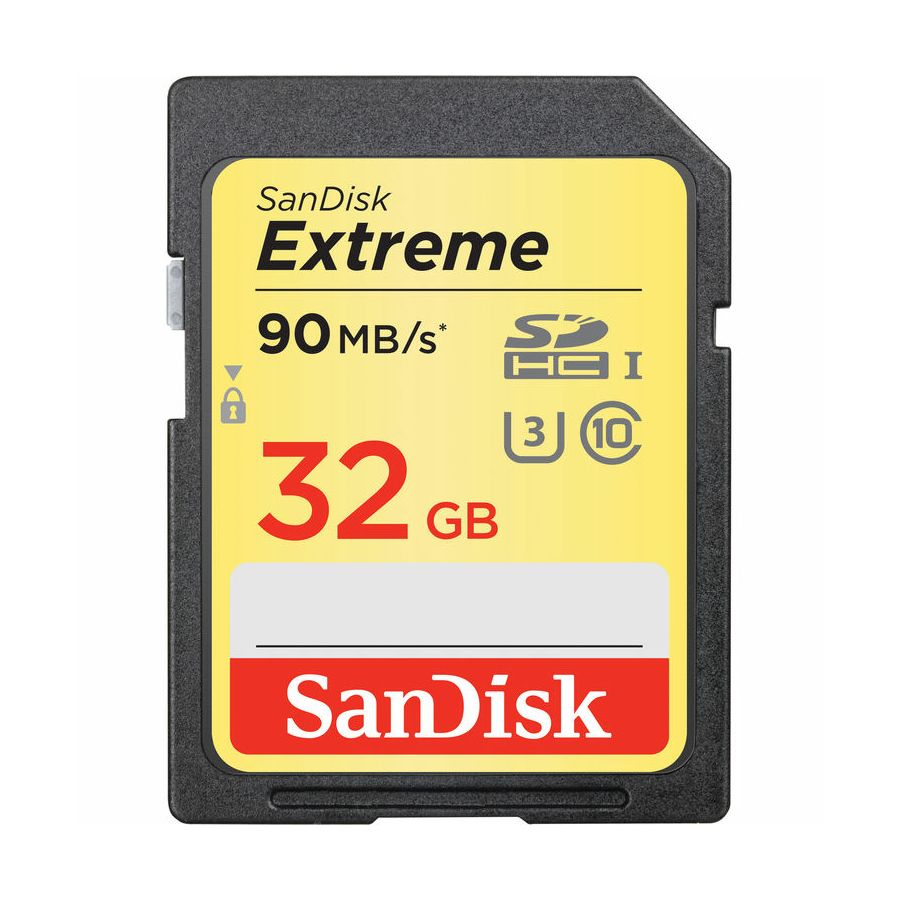 SanDisk Extreme SDHC Card 32GB 90MB/s Class 10 UHS-I U3 SDSDXNE-032G-GNCIN Memorijska kartica