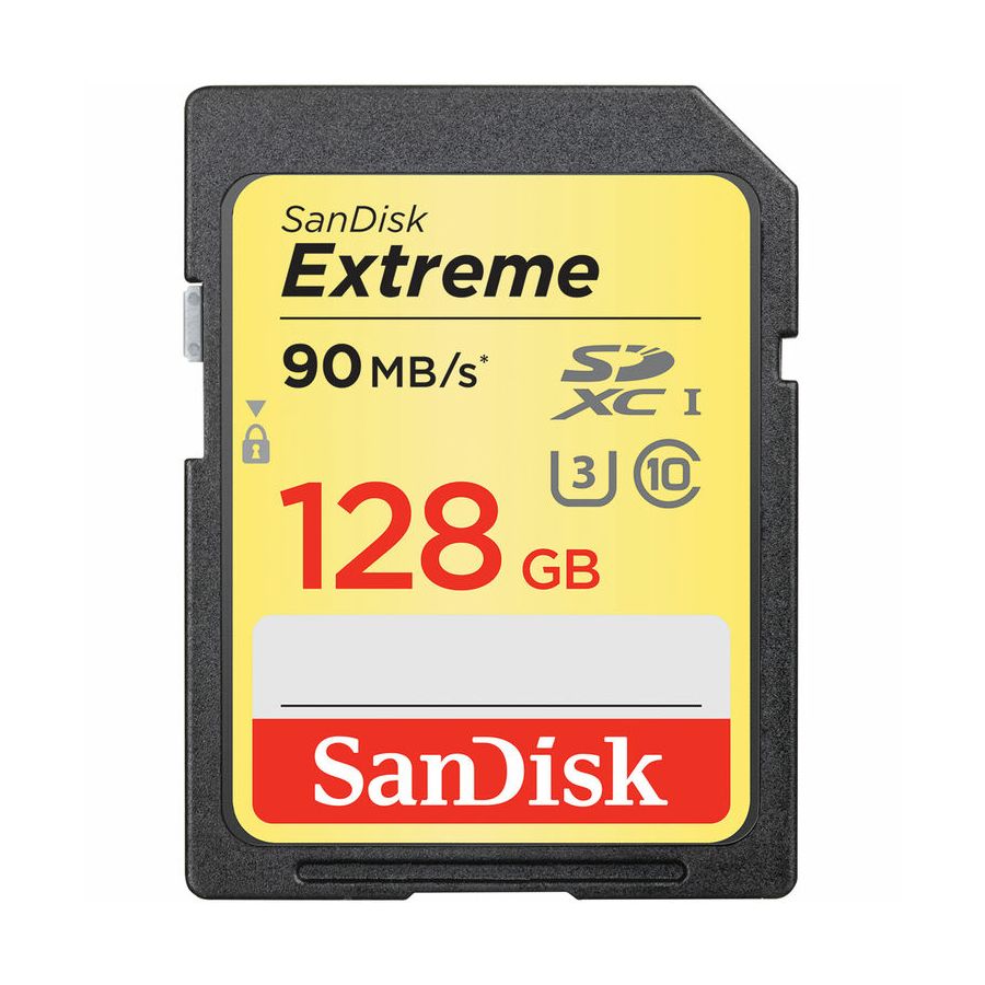 SanDisk Extreme SDXC Card 128GB 90MB/s Class 10 UHS-I U3 SDSDXNF-128G-GNCIN Memorijska kartica 