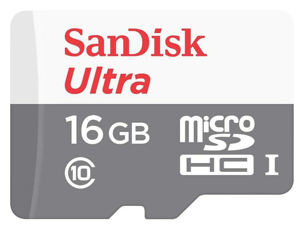 SanDisk microSDHC 16GB 80MB/s Class 10Ultra Android memorijska kartica (SDSQUNS-016G-GN3MN)