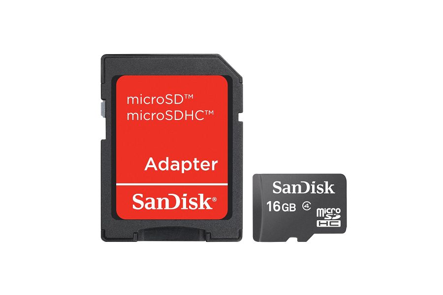 SanDisk microSDHC 16GB with microSD to SD Adapter SDSDQB-016G-B35 memmorijska kartica