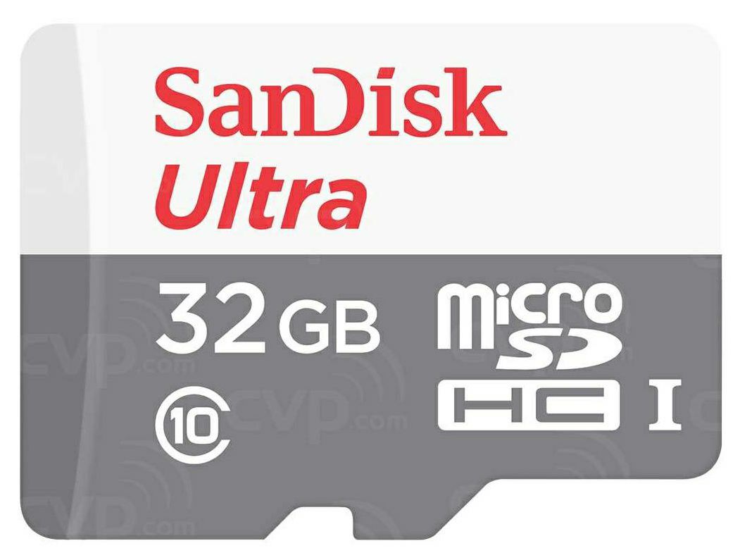 SanDisk microSDHC 32GB 80MB/s Class 10 + SD Adapter Ultra Android memorijska kartica (SDSQUNS-032G-GN3MA)