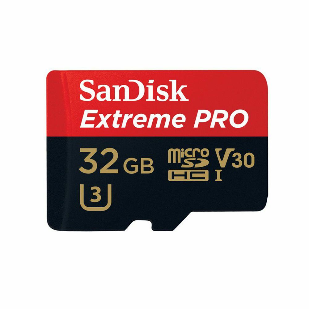 SanDisk microSDHC 32GB 95MB/s + SD Adapter + Rescue Pro Deluxe Extreme Plus V30 UHS-I memorijska kartica (SDSQXWG-032G-GN6MA)