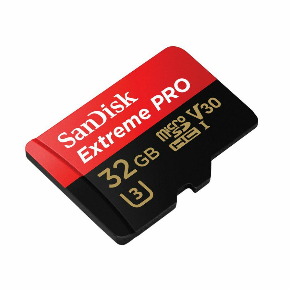 SanDisk microSDHC 32GB 95MB/s + SD Adapter + Rescue Pro Deluxe Extreme Plus V30 UHS-I memorijska kartica (SDSQXWG-032G-GN6MA)