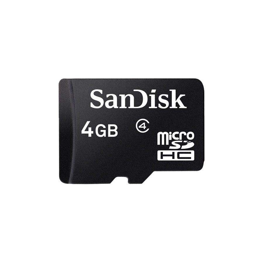 SanDisk microSDHC 4GB Class 4 Speed 4MB/s Card + SD Adapter SDSDQM-004G-B35A memorijska kartica