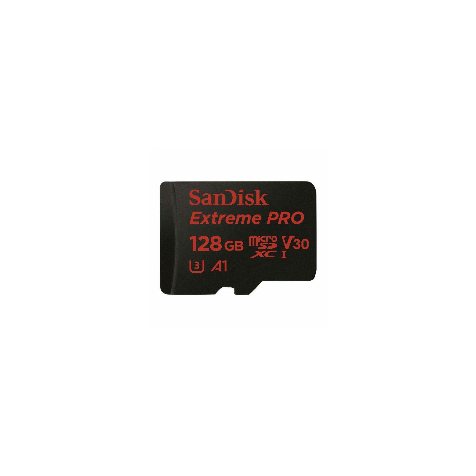 SanDisk microSDXC 128GB 100MB/s + SD Adapter + Rescue Pro Deluxe Extreme Pro A1 C10 V30 UHS-I U3 memorijska kartica (SDSQXCG-128G-GN6MA)