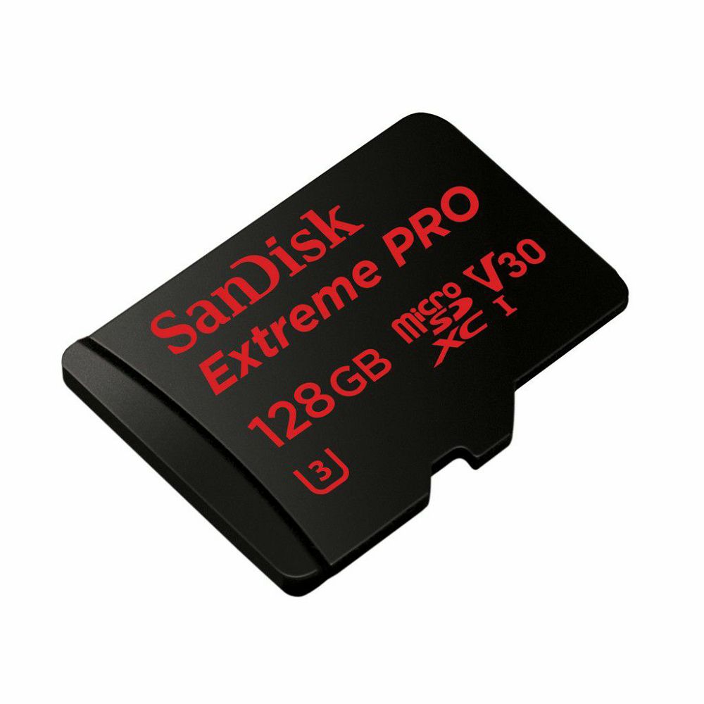 SanDisk microSDXC 128GB 95MB/s + SD Adapter + Rescue Pro Deluxe Extreme Plus Class 10 V30 UHS-I U3 memorijska kartica (SDSQXWG-128G-GN6MA)