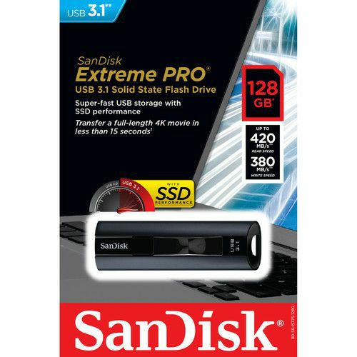 SanDisk SanDisk Extreme PRO USB 3.1 Solid State Flash Drive 128GB USB memorija (SDCZ880-128G-G46)