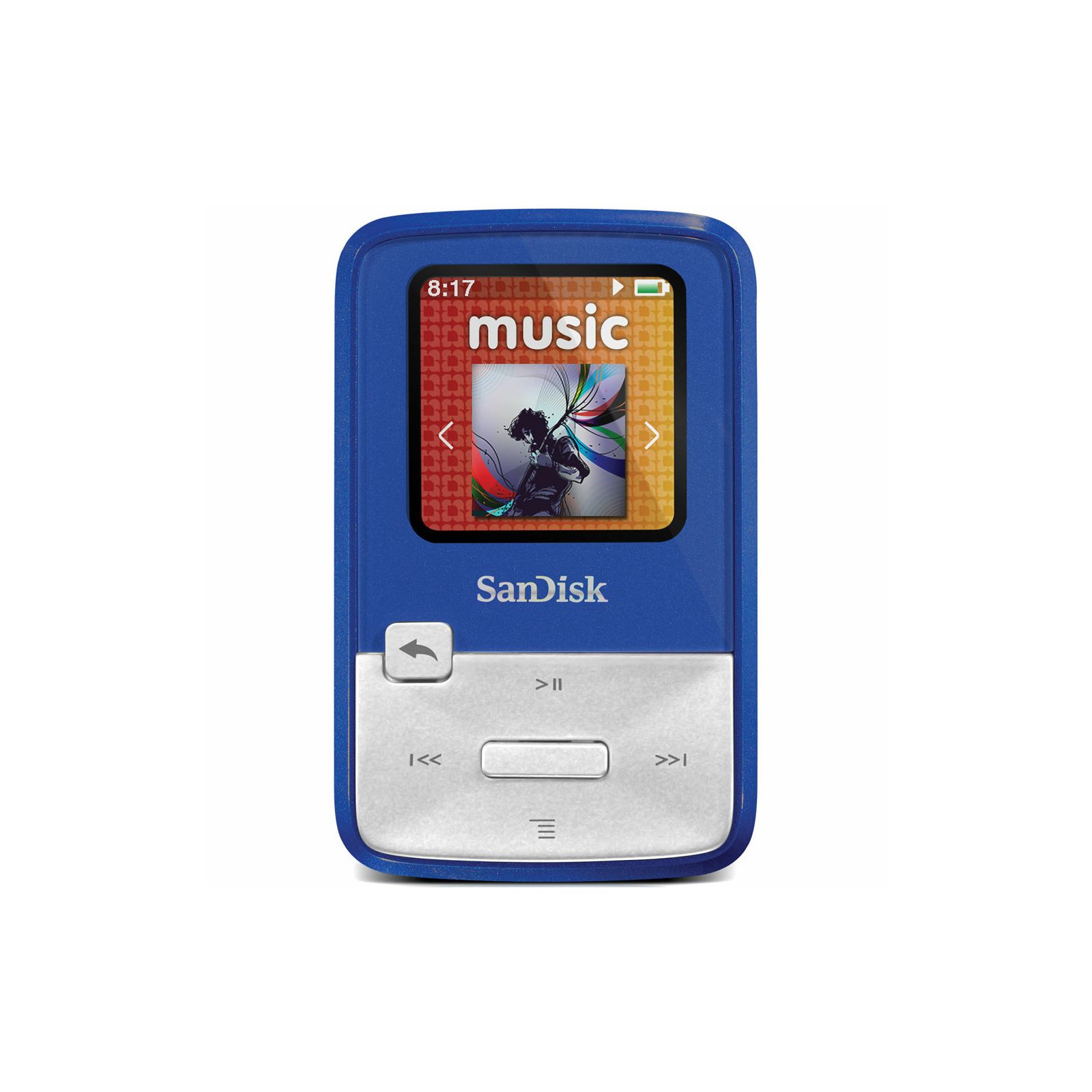 SanDisk Sansa Clip+ 4GB Blue SDMX18-004G-E46B MP3 Player