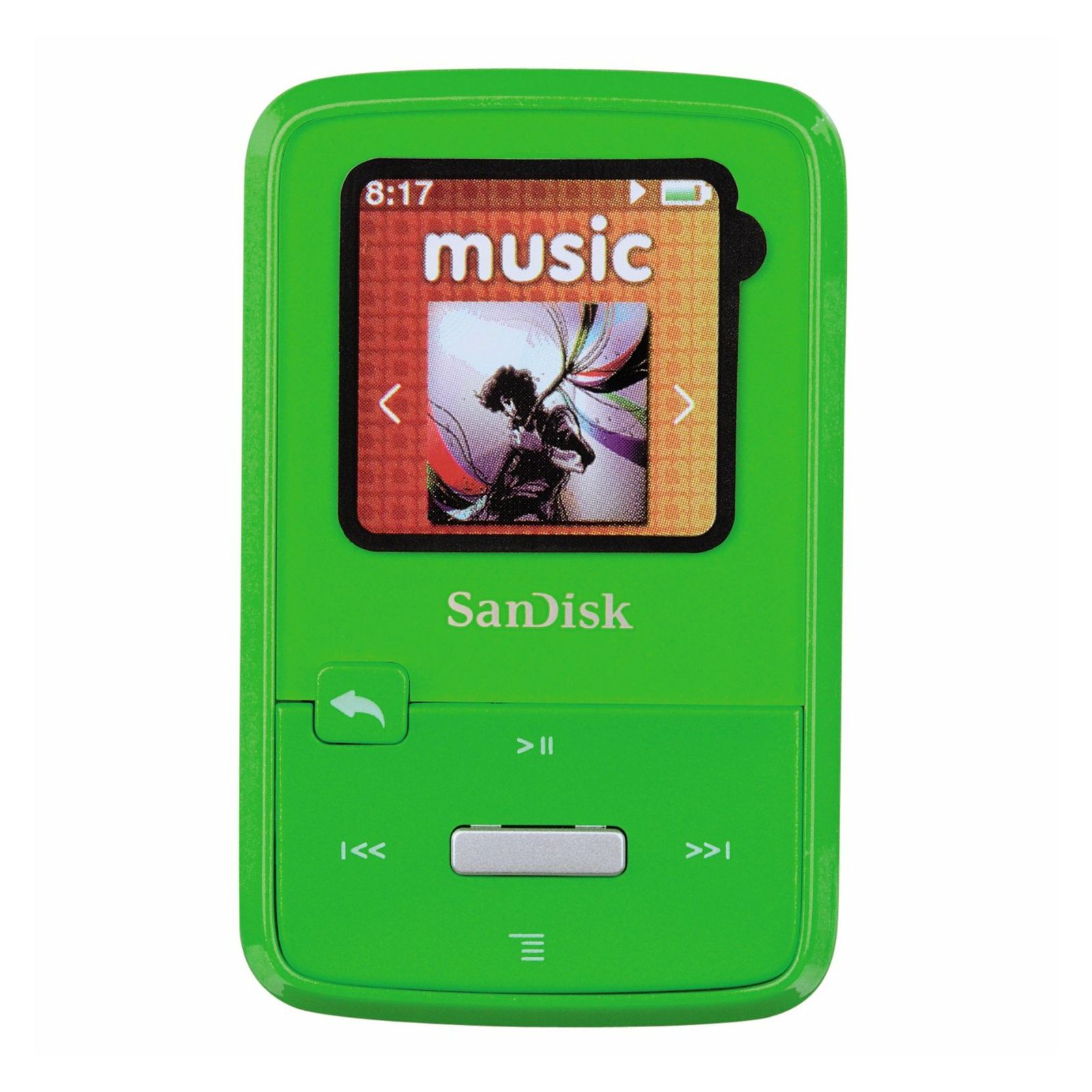 SanDisk Sansa Clip Zip 4GB Lime SDMX22-004G-E46L MP3 Player