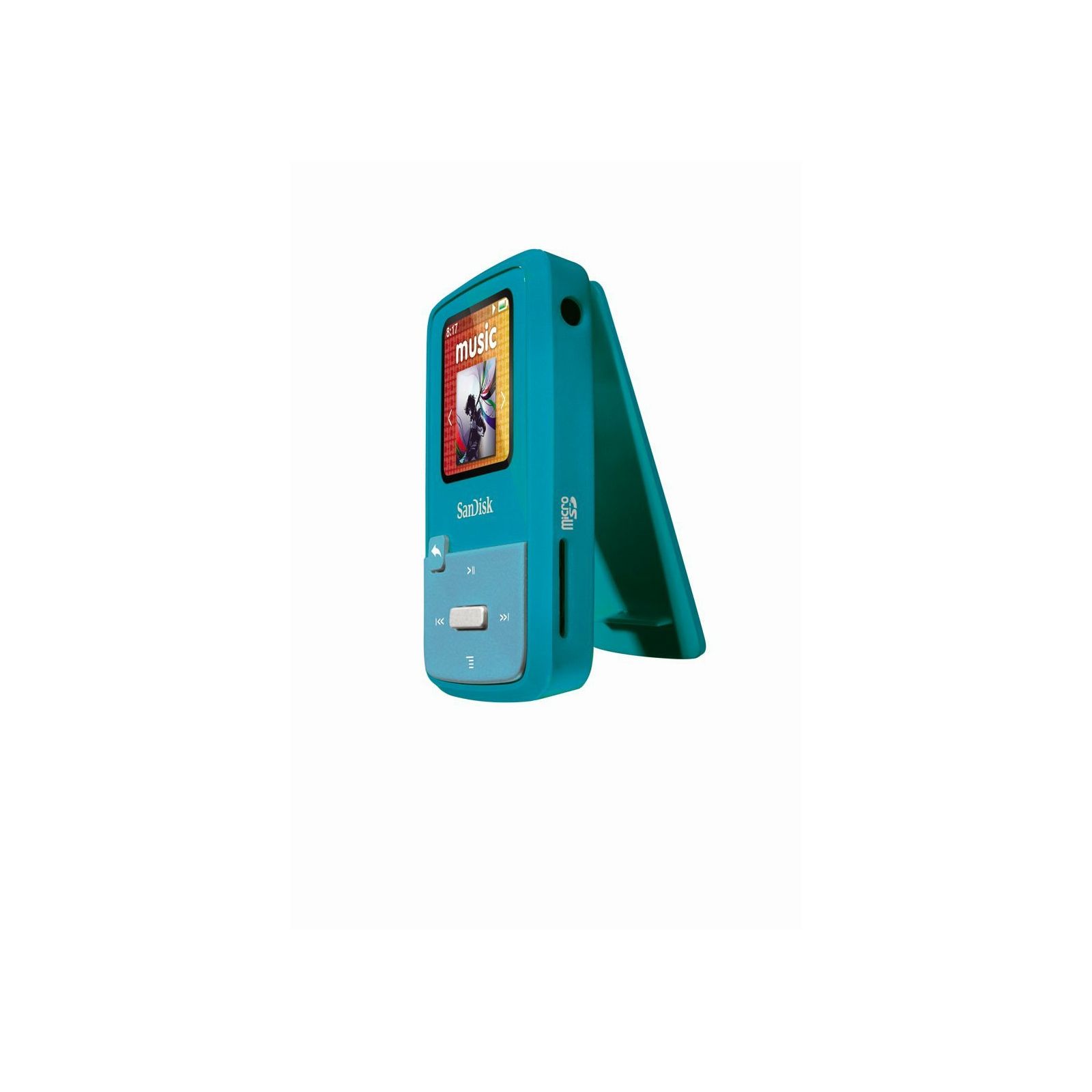 SanDisk Sansa Clip Zip 4GB Teal SDMX22-004G-E46T MP3 Player