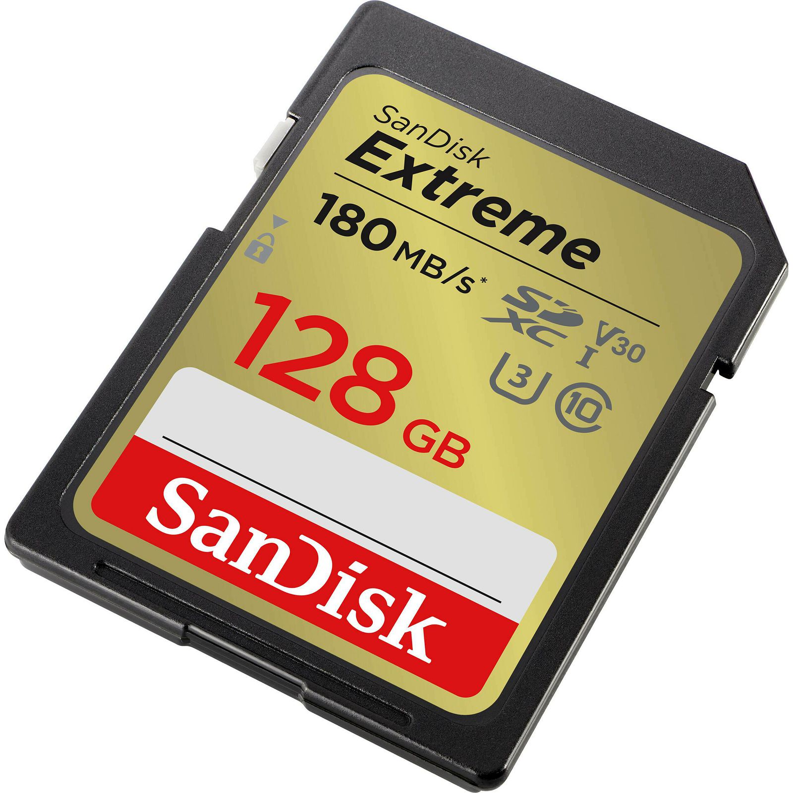 SanDisk SD 128GB 180MB/s 90MB/s Extreme SDXC UHS-I Class 10 V30 U3 Memorijska kartica (SDSDXVA-128G-GNCIN)