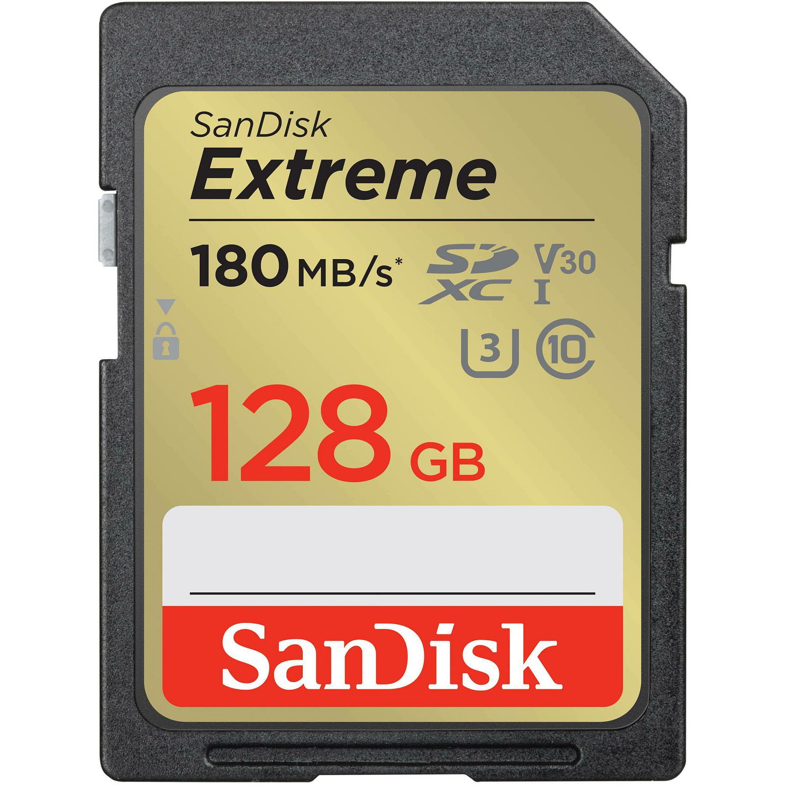 SanDisk SD 128GB 180MB/s 90MB/s Extreme SDXC UHS-I Class 10 V30 U3 Memorijska kartica (SDSDXVA-128G-GNCIN)