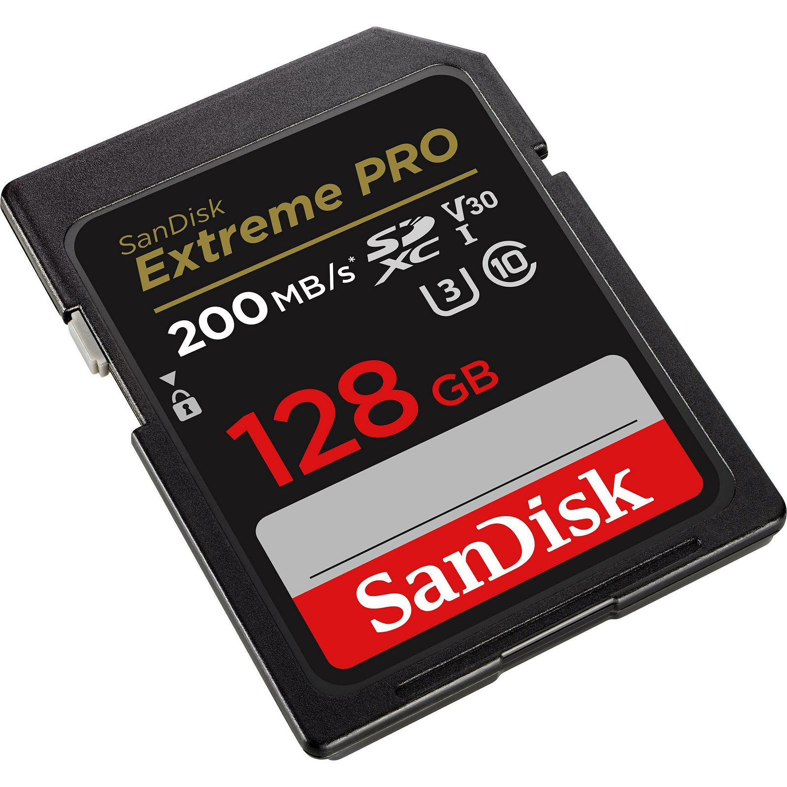 SanDisk SD 128GB 200MB/s 90MB/s Extreme Pro SDXC UHS-I Class 10 V30 U3 Memorijska kartica (SDSDXXD-128G-GN4IN)
