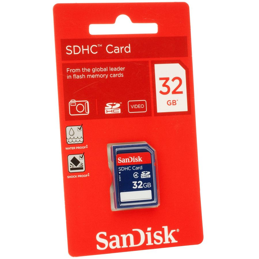 SanDisk SDHC 32GB 15MB/s Class 4 Speed SDSDB-032G-B35 memorijska kartica