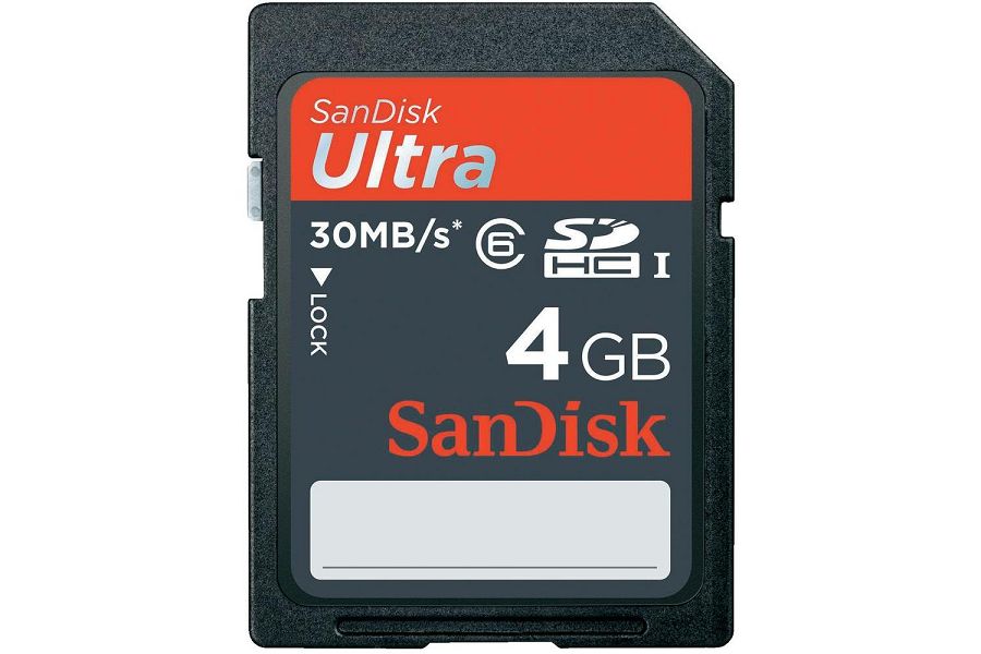 SanDisk SDHC 4GB Max. Write Speed 30M/Bs Min. Write Speed: 6MB/s Class 6 SDSDH-004G-U46 memorijska kartica