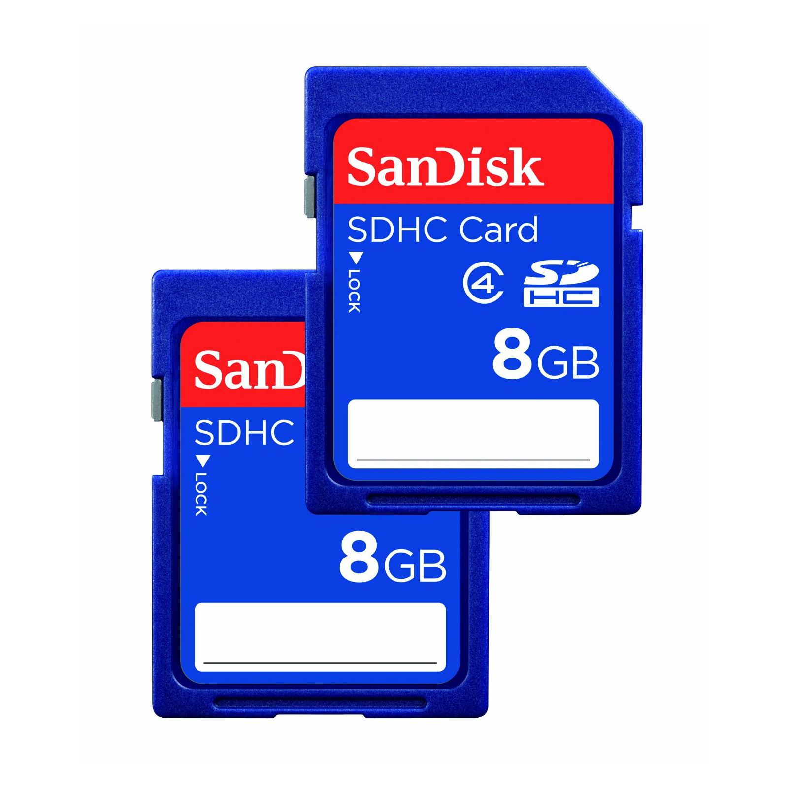 SanDisk SDHC 8GB 2-Pack 15MB/s  Class 4 Secure SDSDB2-008G-B35 memorijska kartica