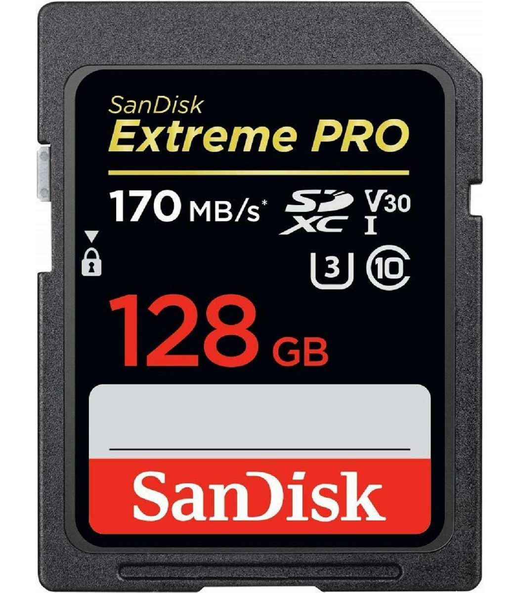 SanDisk SDXC 128GB 170MB/s 90MB/s Extreme Pro SD Card V30 UHS-I U3 4K memorijska kartica SDSDXXY-128G-GN4IN