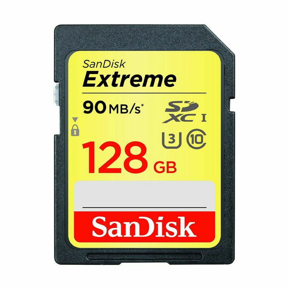 SanDisk SDXC 128GB 90MB/s Extreme Card V30 UHS-I U3 memorijska kartica (SDSDXVF-128G-GNCIN)
