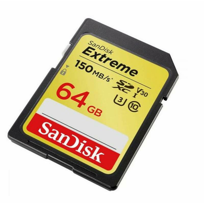 SanDisk SDXC 64GB 150MB/s V30 UHS-I U3 Extreme Card memorijska kartica (SDSDXV6-064G-GNCIN)