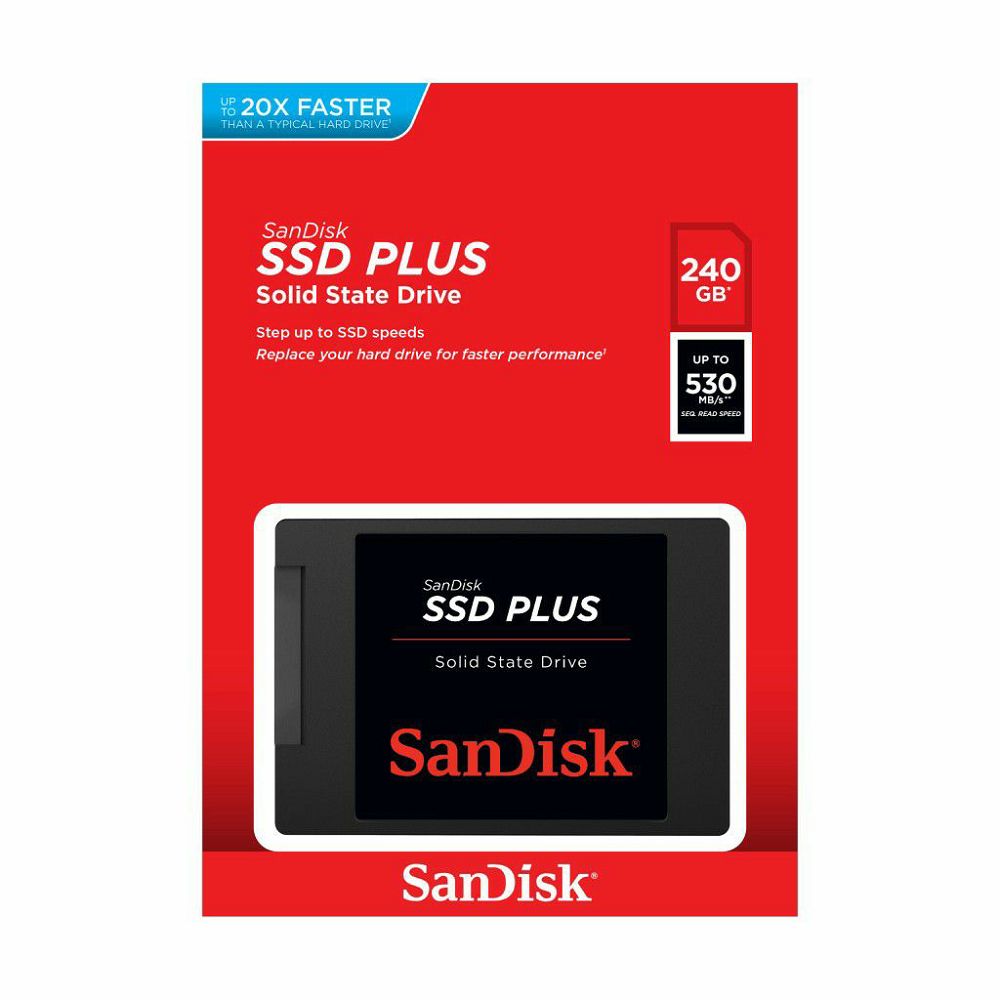 SanDisk SSD Plus 240GB tvrdi disk (SDSSDA-240G-G26)