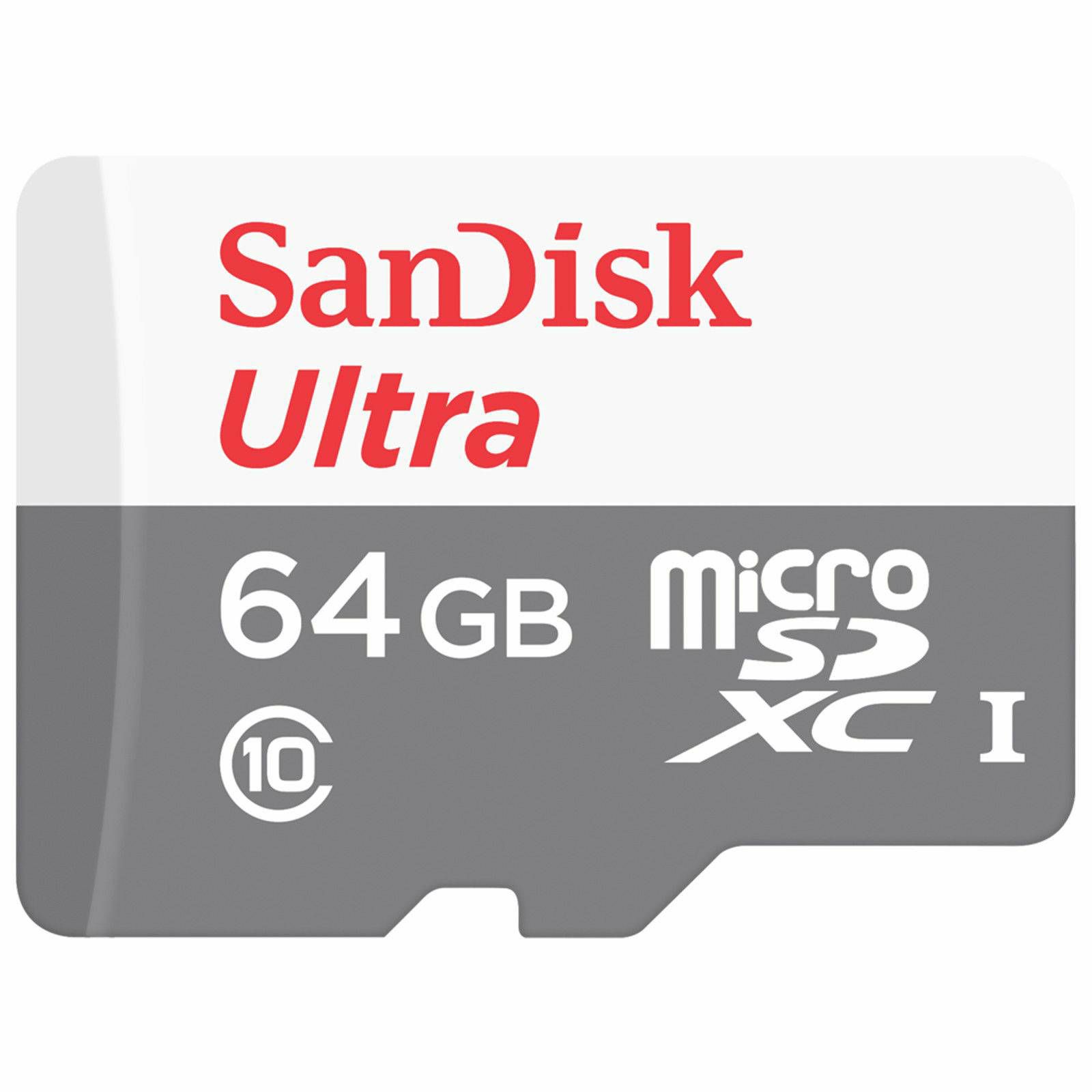 SanDisk Ultra Android microSDXC 64GB 48MB/s Class 10 UHS-I SDSQUNB-064G-GN3MN Memorijska kartica