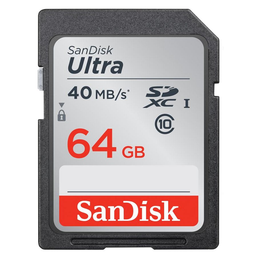 SanDisk Ultra SDXC 64GB 40MB/s Class 10 UHS-I SDSDUN-064G-G46