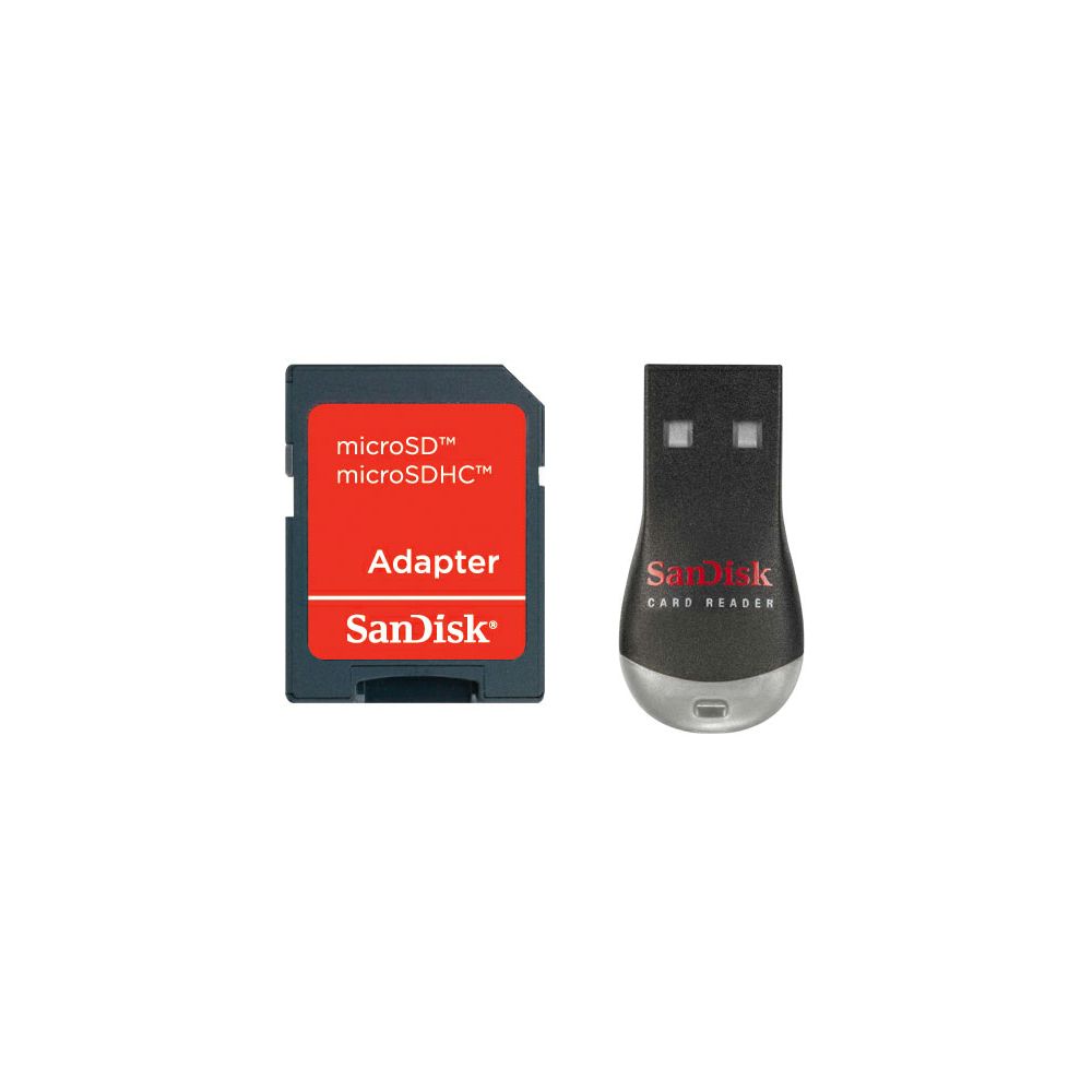 SanDisk USB microSD, microSDHC, microSDXC Reader + SD Adapter čitač kartica SDDRK-121-B35