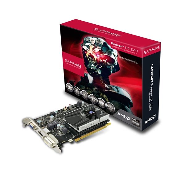 Sapphire R7 240 Boost, 1GB DDR5