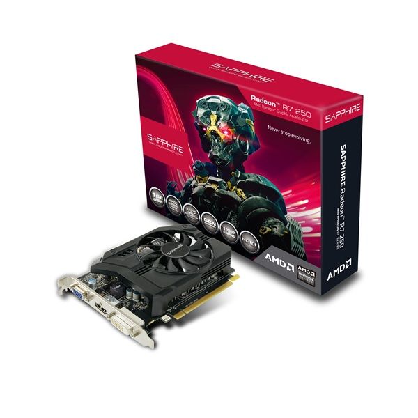 Sapphire R7 250 Boost, 1GB GDDR5