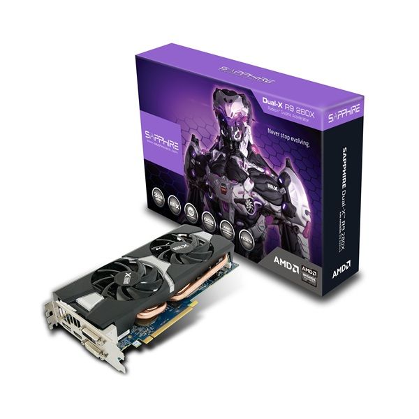 Sapphire R9 280X Dual-X OC, 3GB GDDR5