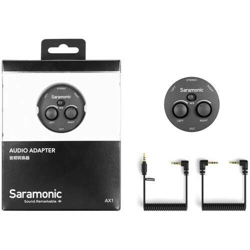 Saramonic AX1 2-CH 3.5mm audio adapter