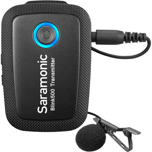 Saramonic Blink 500 B1 Digital Camera-Mount Wireless Omni Lavalier Microphone System (2.4 GHz) 3.5mm