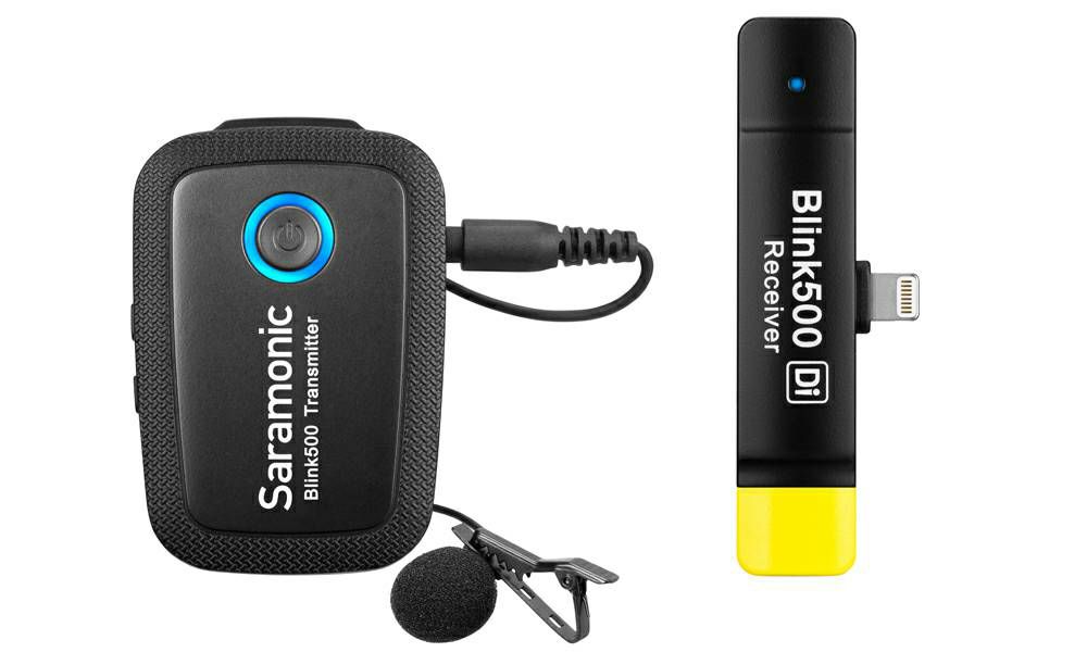 Saramonic Blink 500 B3 2.4G Wireless Microphone Kit (TX+RXDi) komplet 1x receiver + 1x transmitter + lavalier mikrofon za iOS uređaje