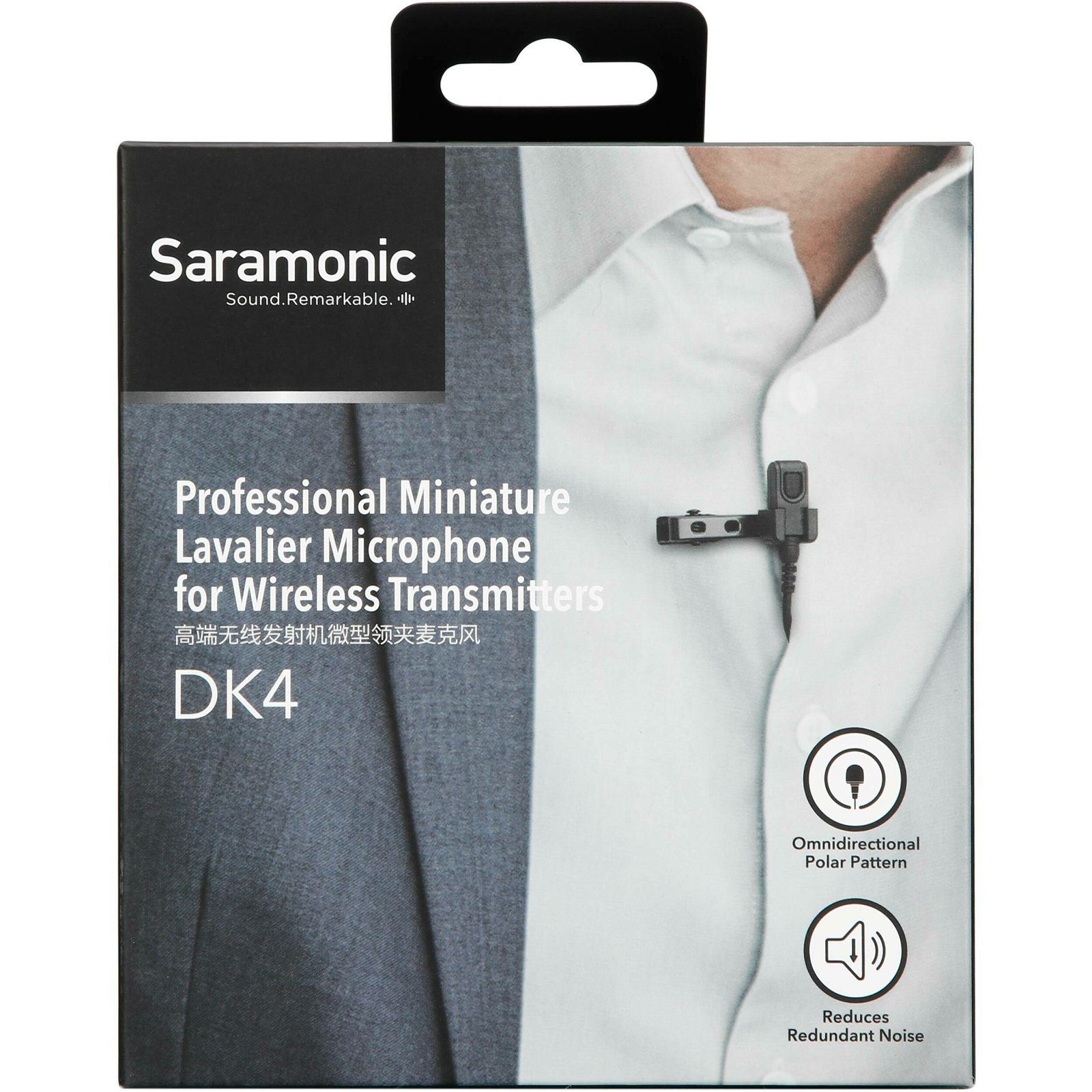 Saramonic DK4A Professional Miniature Lavalier Microphone mikrofon 3.5mm locking type TRS