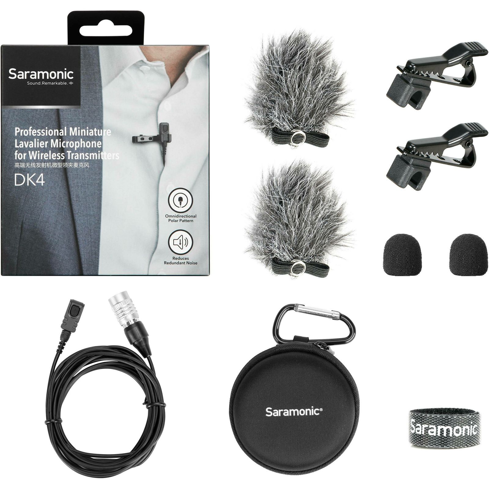 Saramonic DK4C Professional Miniature Lavalier Microphone mikrofon