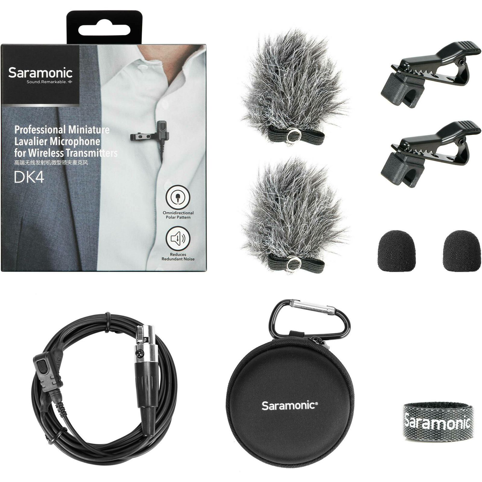 Saramonic DK4D Professional Miniature Lavalier Microphone mikrofon